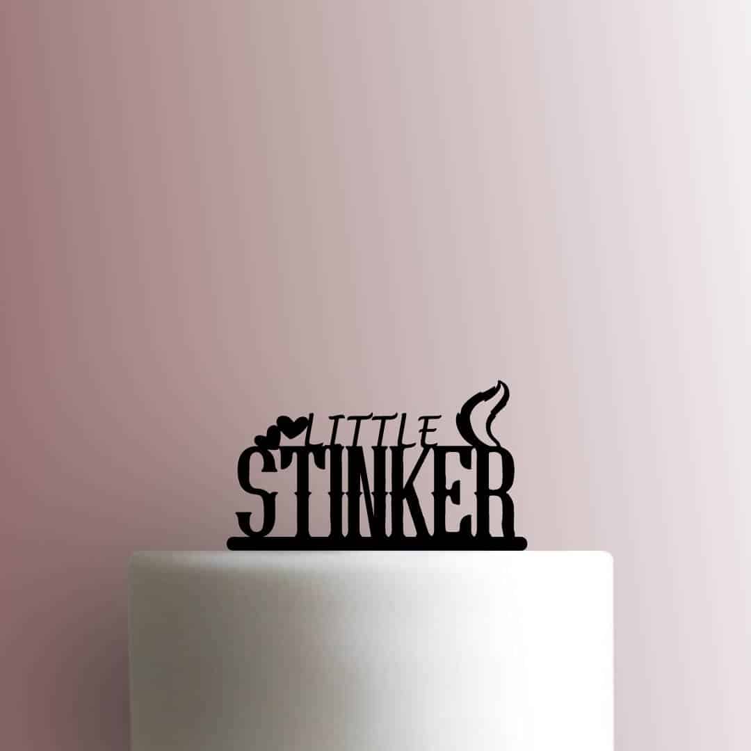 Little Stinker Skunk - Acrylic Cake Topper