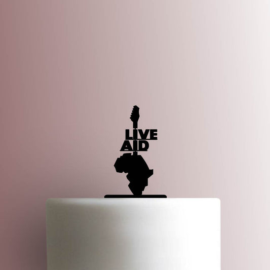 Live Aid Logo - Acrylic Cake Topper