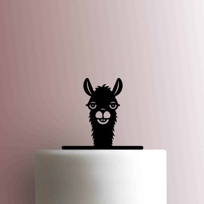 Llama Head - Acrylic Cake Topper