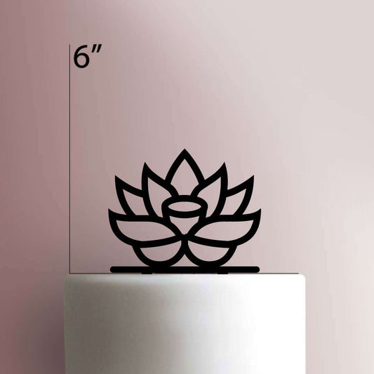 Lotus- Acrylic Cake Topper