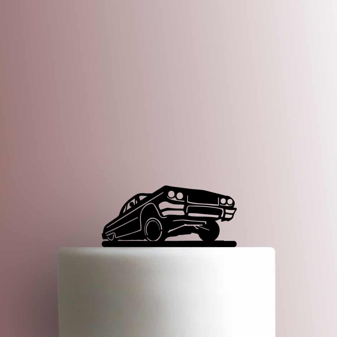 Low Rider Car - Acrylic Cake Topper