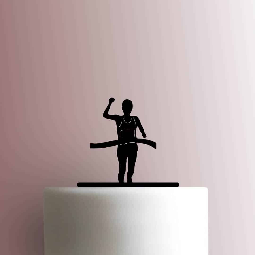 Marathon Runner - Acrylic Cake Topper