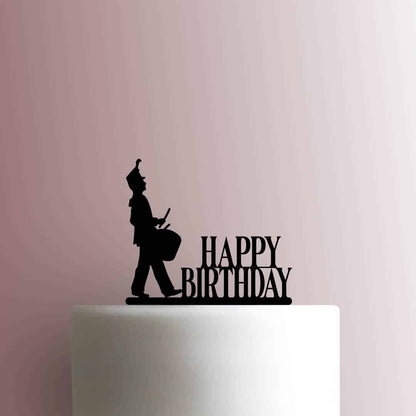 Marching Band Snare Drum Happy Birthday - Acrylic Cake Topper