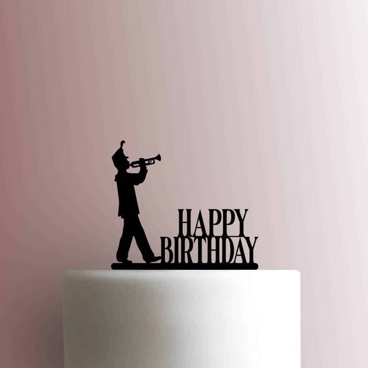 Marching Band Trumpet Happy Birthday - Acrylic Cake Topper