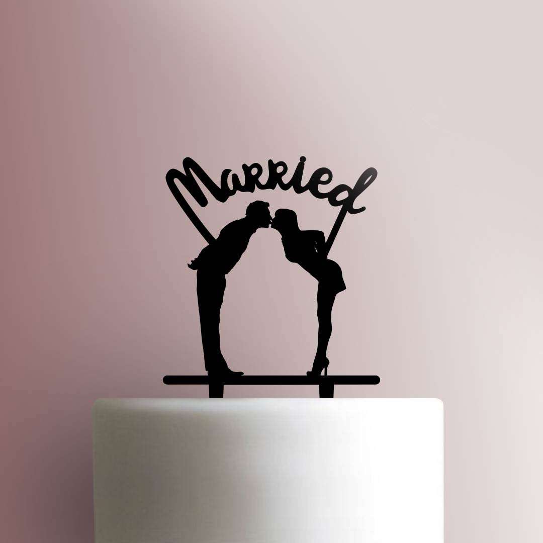 Married- Acrylic Cake Topper