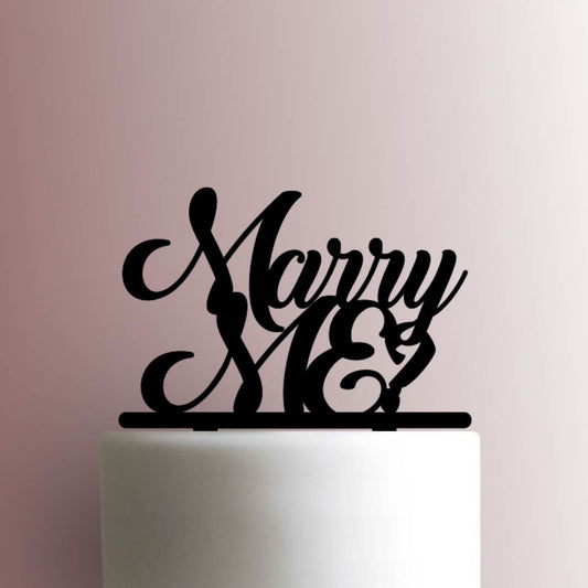 Marry Me Proposal - Acrylic Cake Topper