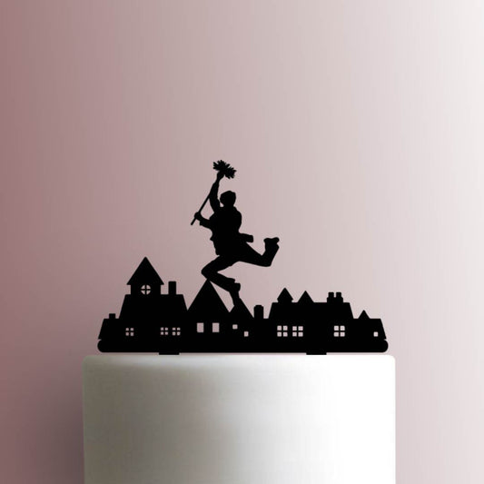 Mary Poppins ? Bert Skyline - Acrylic Cake Topper