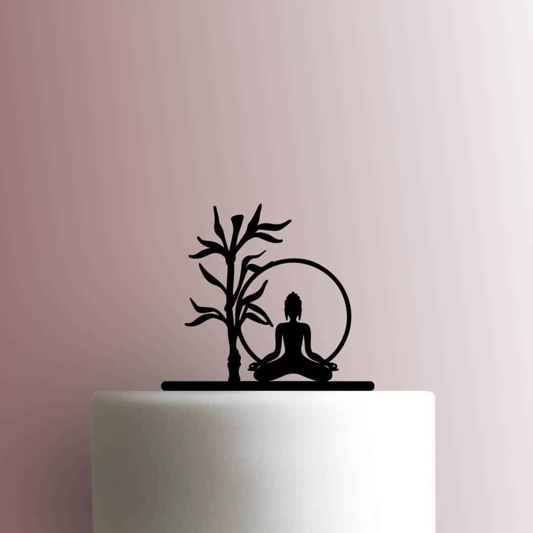Meditation - Acrylic Cake Topper