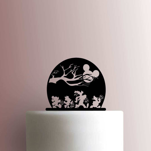 Mickey Mouse and Friends Trick or Treating - Acrylic Cake Topper