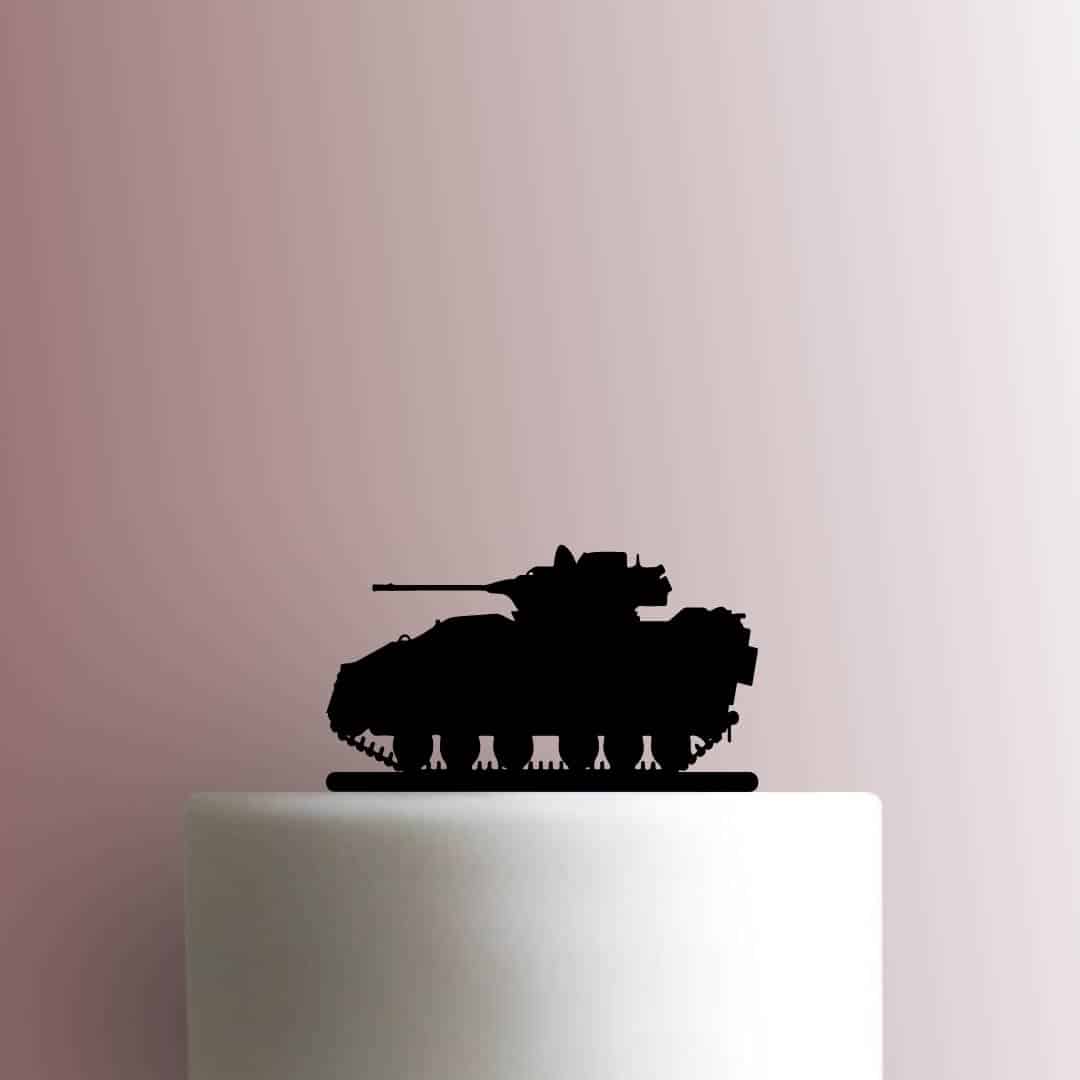 Military Tank - Acrylic Cake Topper