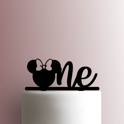 Minnie Mouse One - Acrylic Cake Topper