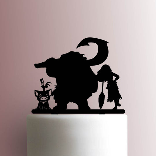 Moana and Friends - Acrylic Cake Topper