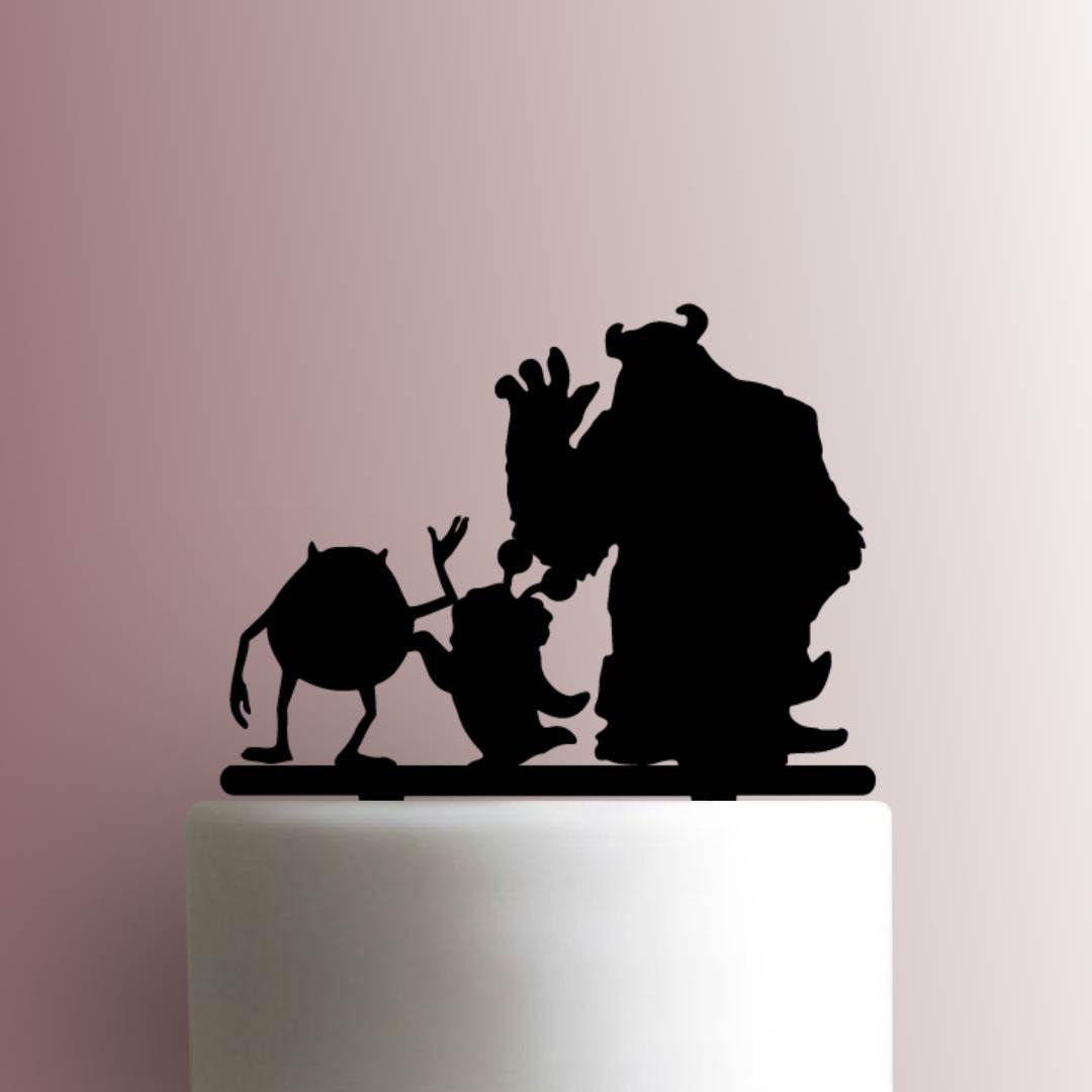 Monsters Inc Gang - Acrylic Cake Topper