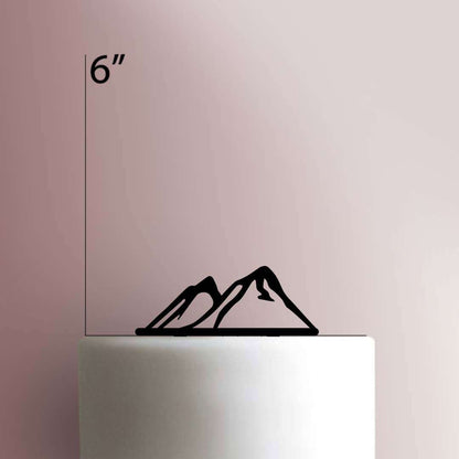 Mountains- Acrylic Cake Topper