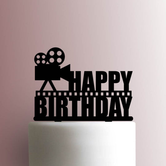 Movie Happy Birthday - Acrylic Cake Topper