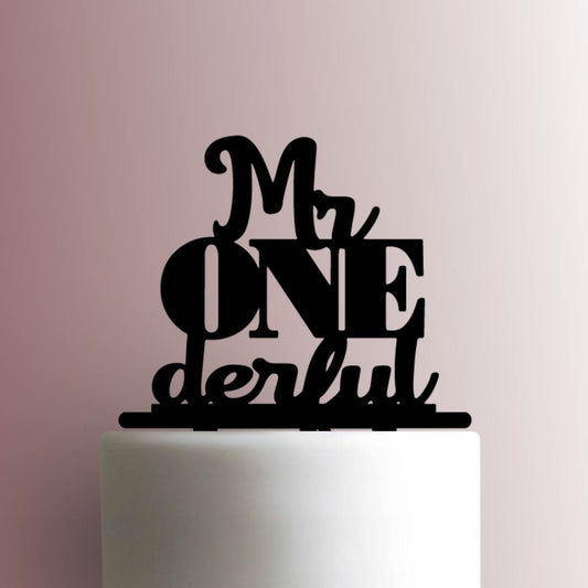 Mr Wonderful - Acrylic Cake Topper