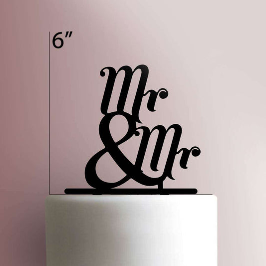 Mr and Mr- Acrylic Cake Topper