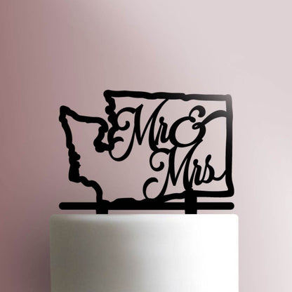 Mr and Mrs Washington- Acrylic Cake Topper
