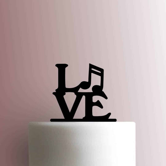 Music Love - Acrylic Cake Topper