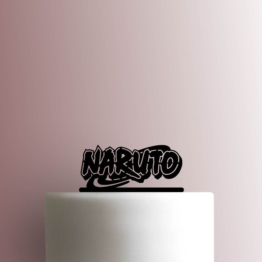 Naruto Logo - Acrylic Cake Topper