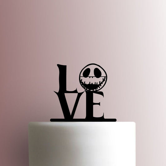 Nightmare Before Christmas Love - Acrylic Cake Topper