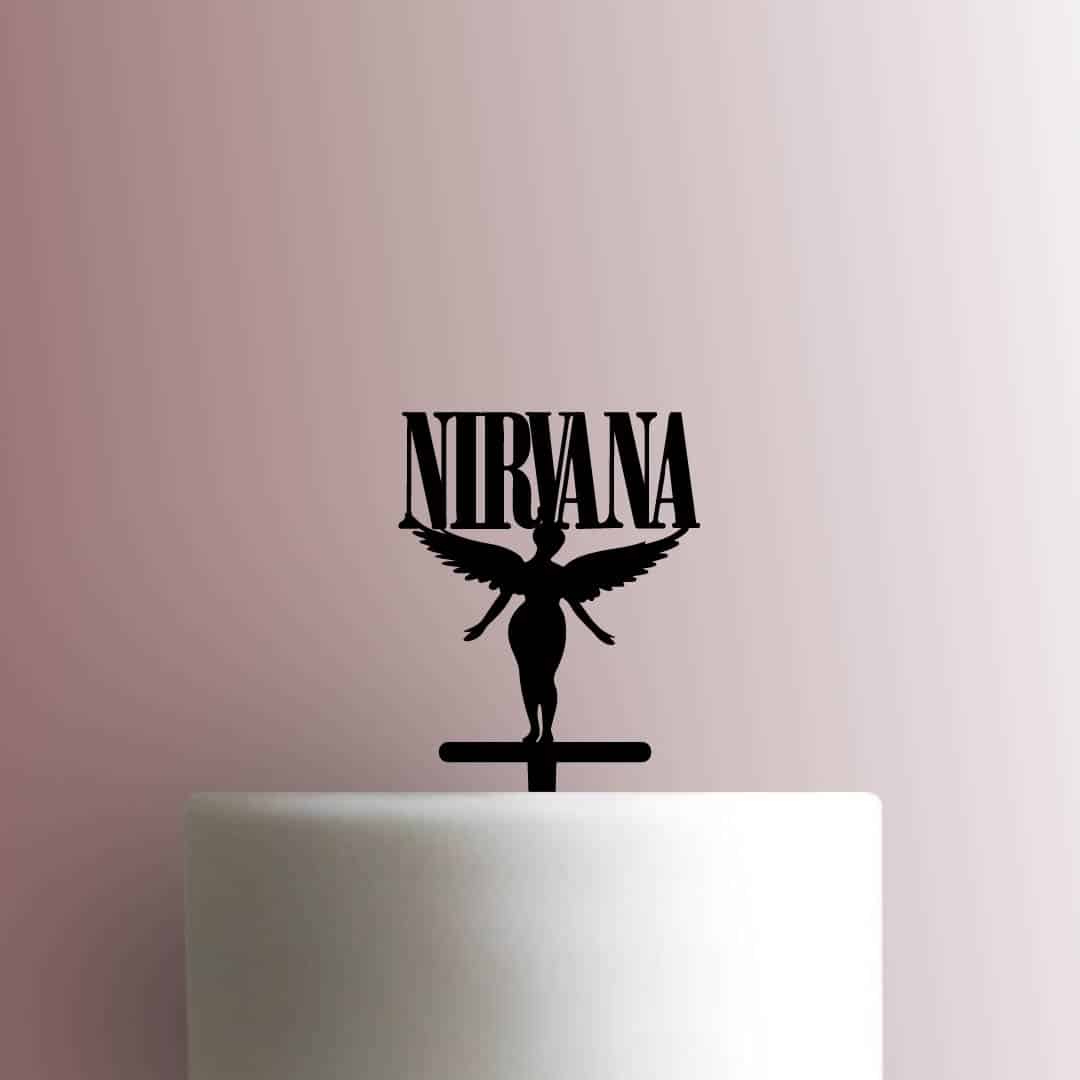 Nirvana Angel Logo - Acrylic Cake Topper