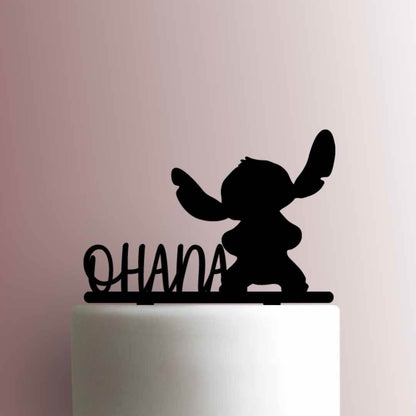 Ohana Stitch - Acrylic Cake Topper