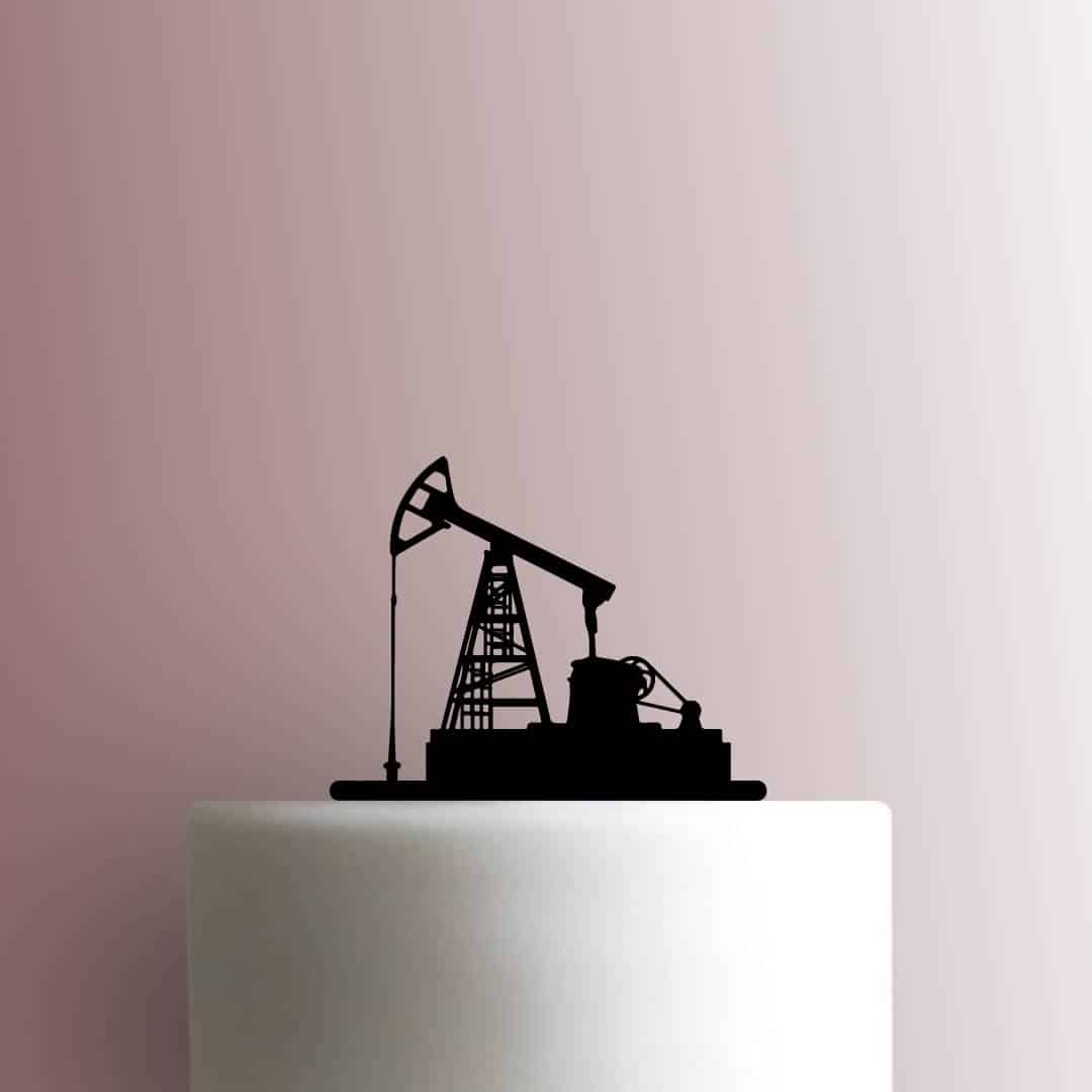 Oil Pump Factory - Acrylic Cake Topper