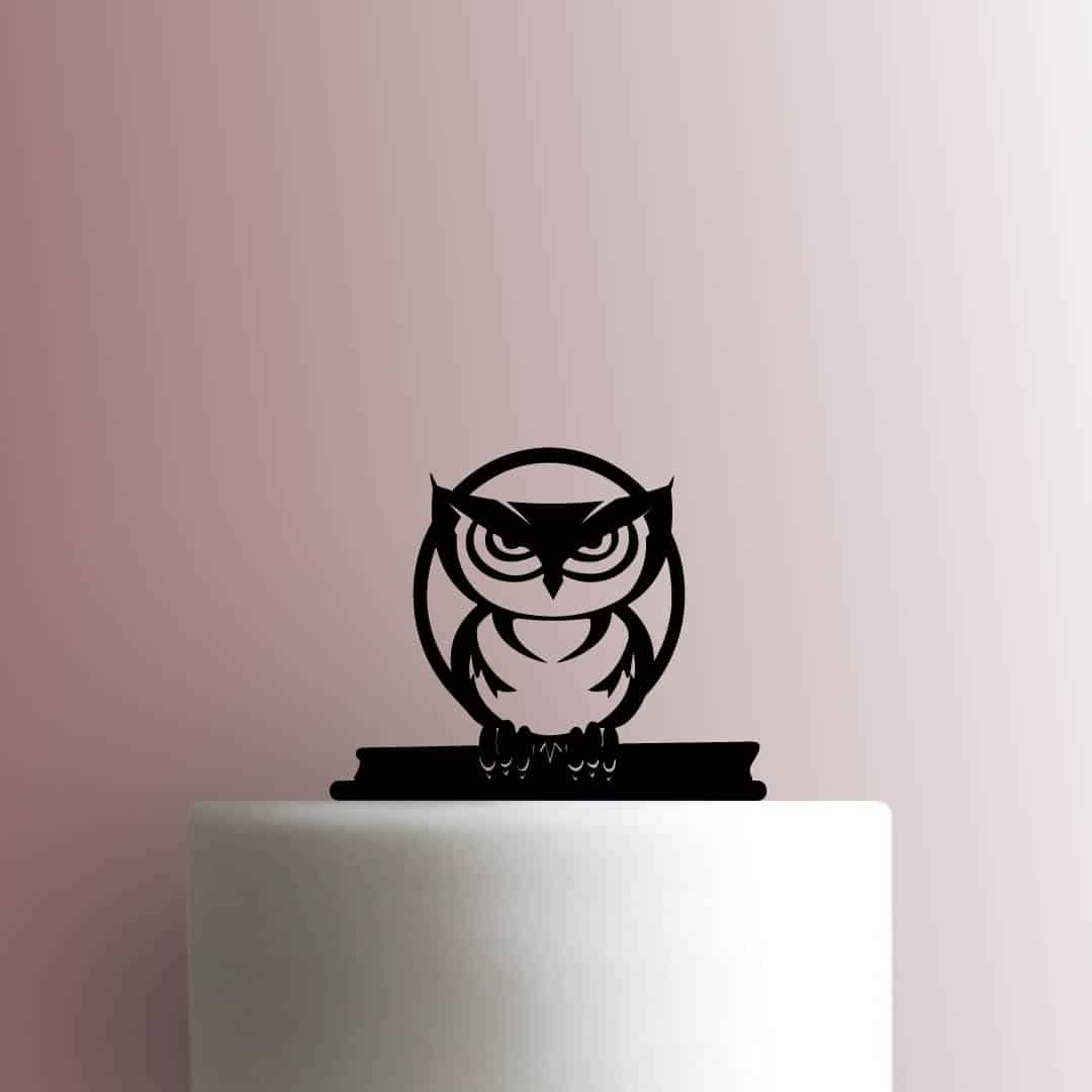 Owl - Acrylic Cake Topper