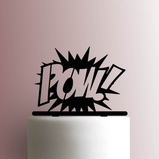 POW Action Bubble - Acrylic Cake Topper