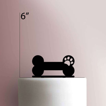 Paw Bone- Acrylic Cake Topper