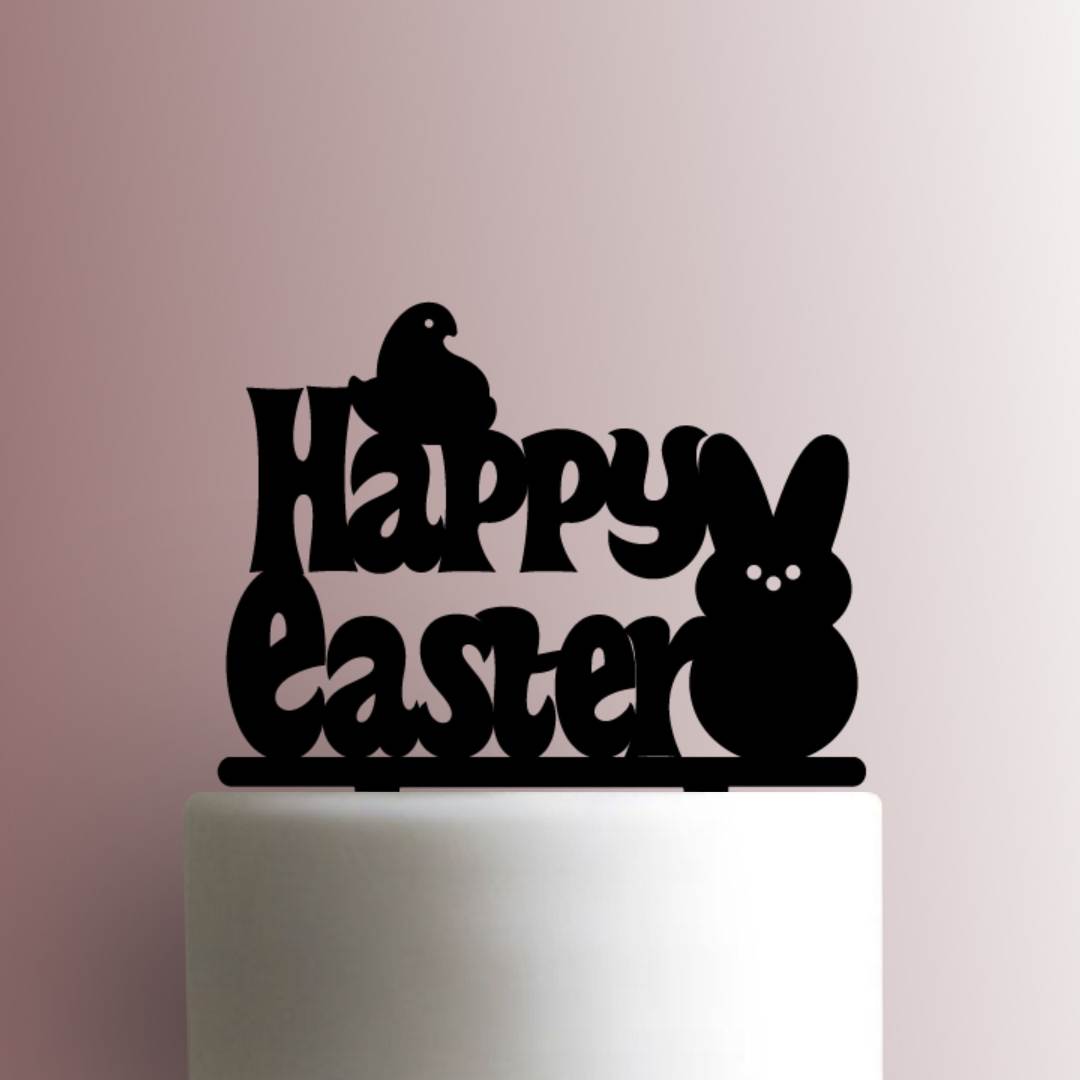 Peeps Happy Easter - Acrylic Cake Topper