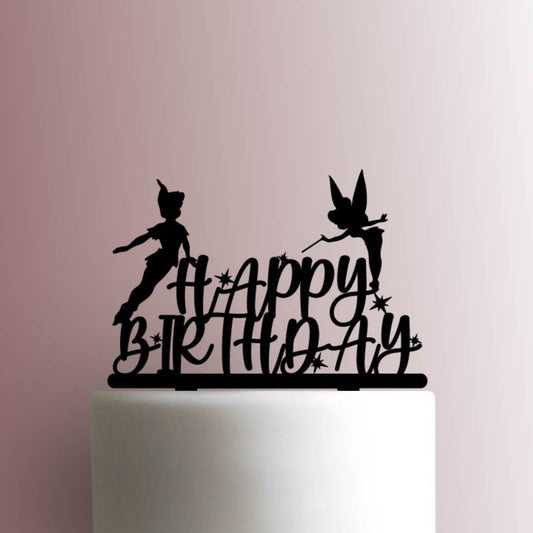 Peter Pan Happy Birthday - Acrylic Cake Topper