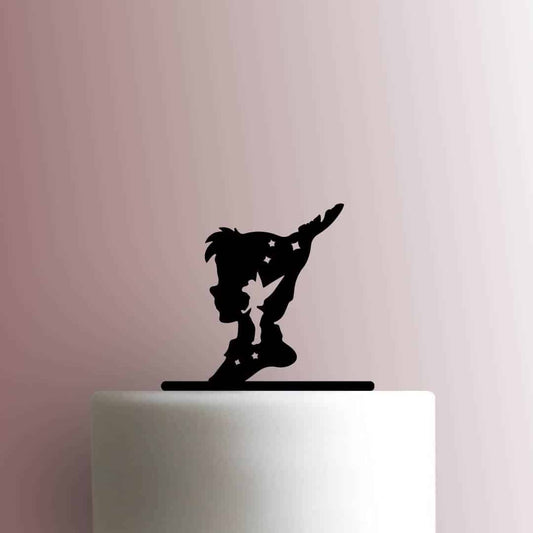 Peter Pan and Tinkerbell Cameo - Acrylic Cake Topper