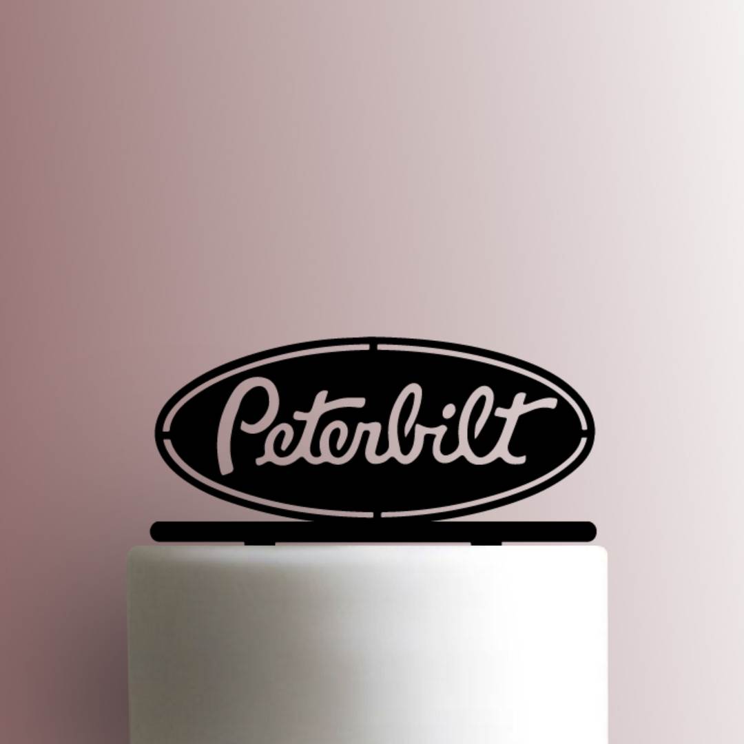 Peterbuilt Logo - Acrylic Cake Topper