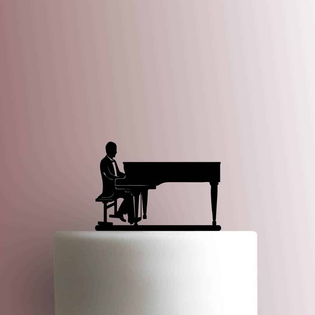 Piano Player - Acrylic Cake Topper