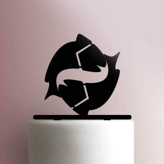 Pisces Zodiac Fish Sign- Acrylic Cake Topper
