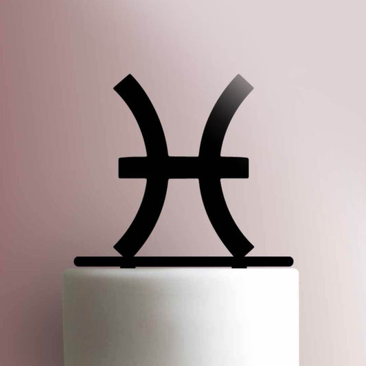 Pisces Zodiac Symbol- Acrylic Cake Topper