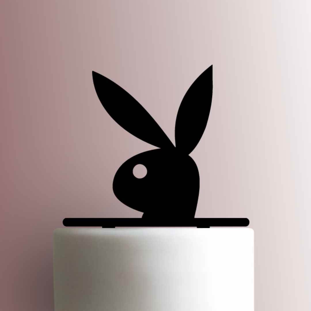 Playboy Bunny Head- Acrylic Cake Topper