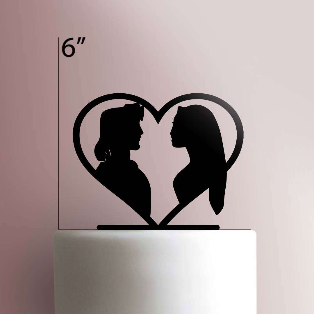 Pocahontas and John- Acrylic Cake Topper