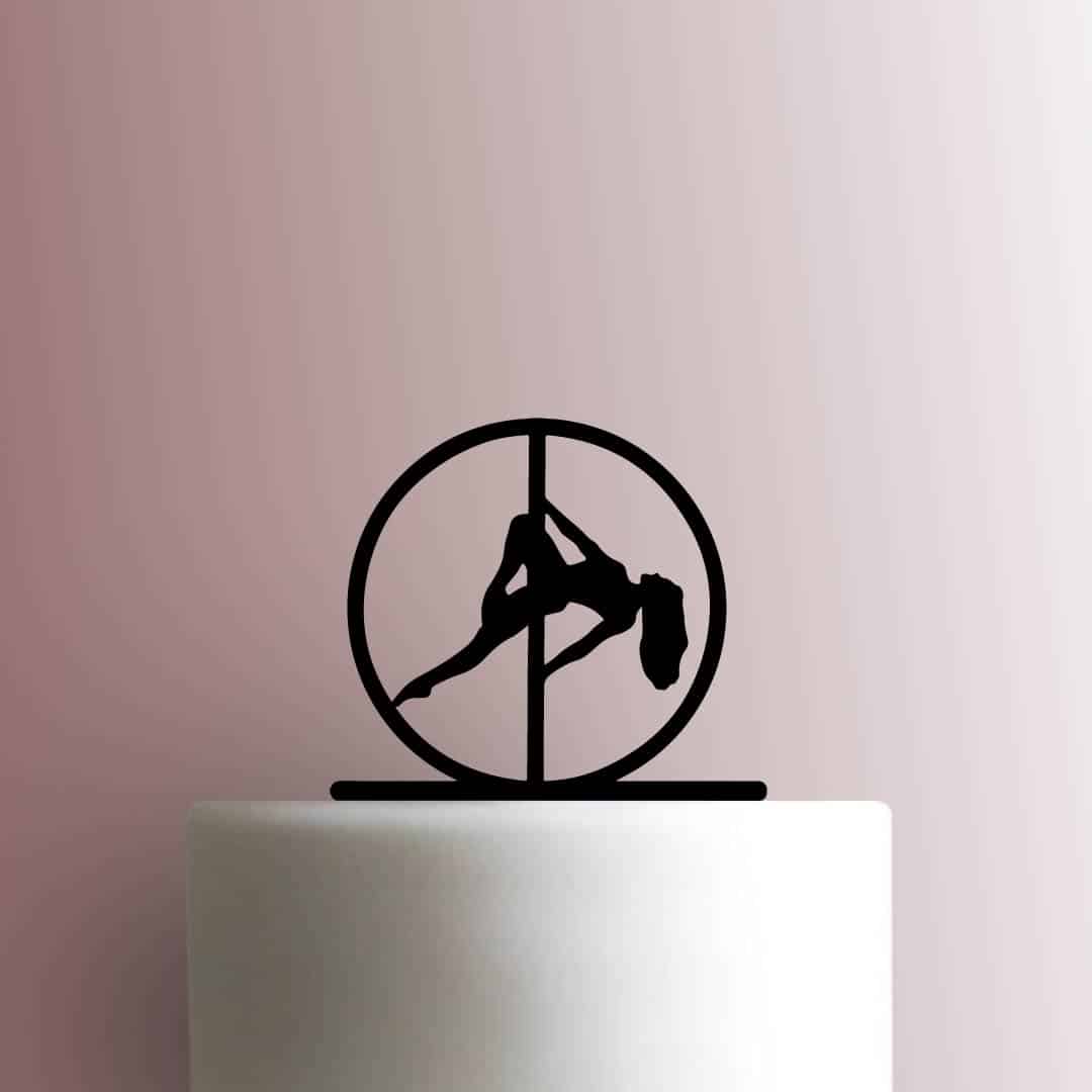 Pole Girl - Acrylic Cake Topper