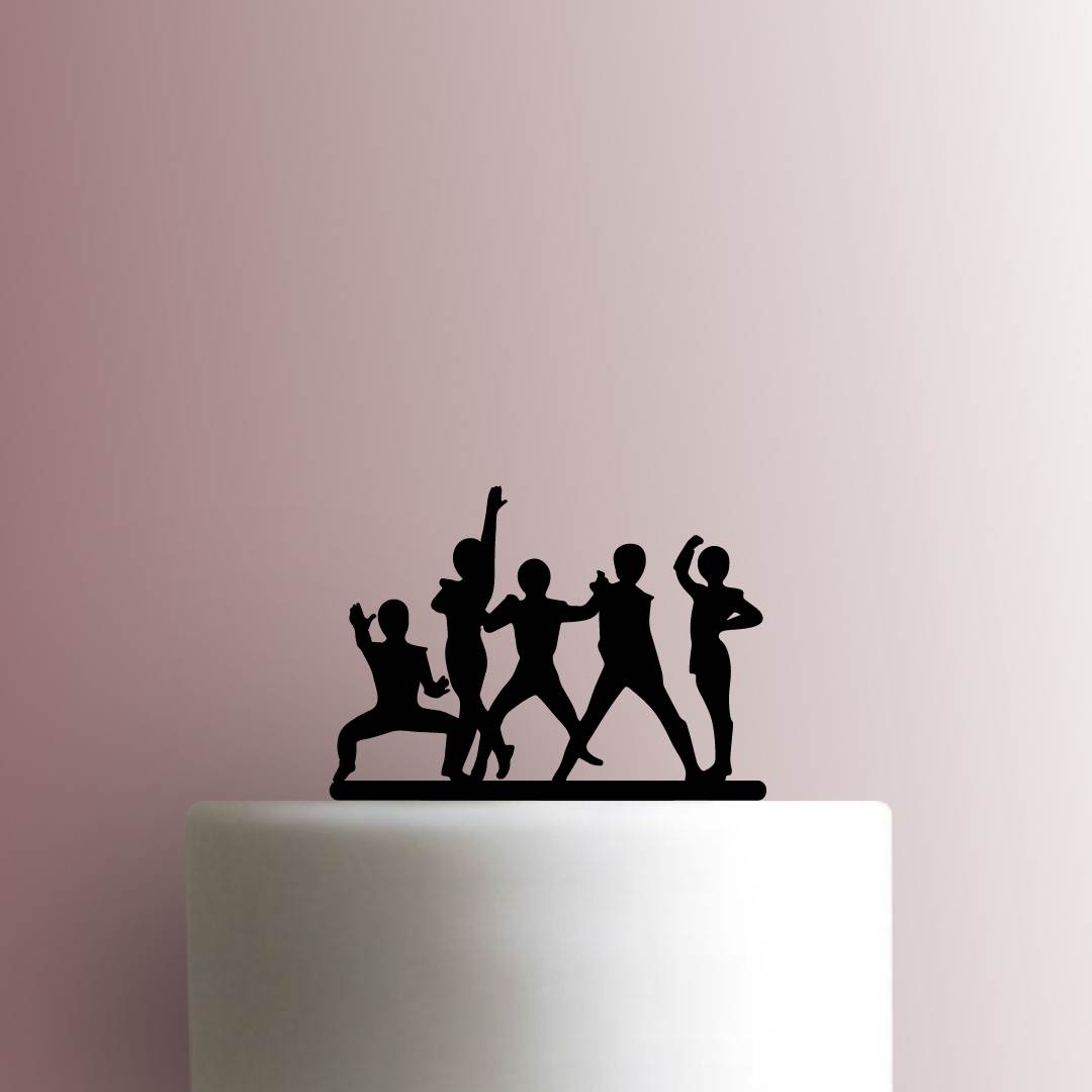 Power Ranger Gang - Acrylic Cake Topper