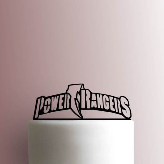 Power Rangers Logo- Acrylic Cake Topper