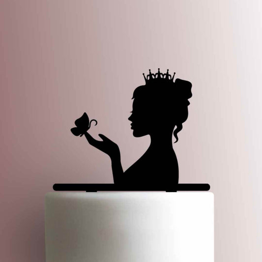 Princess with Butterfly - Acrylic Cake Topper