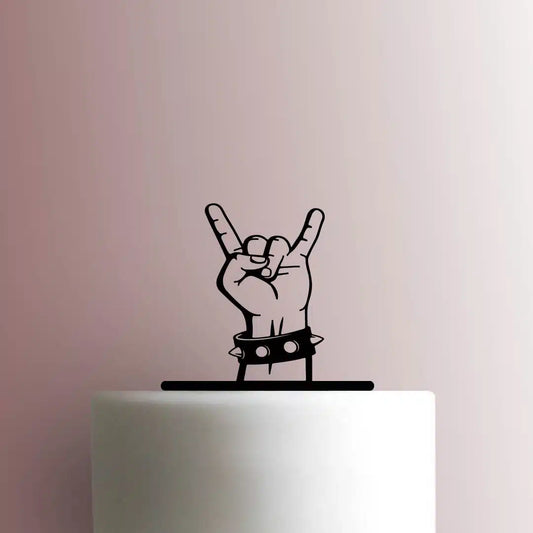 Punk Rock Hand - Acrylic Cake Topper