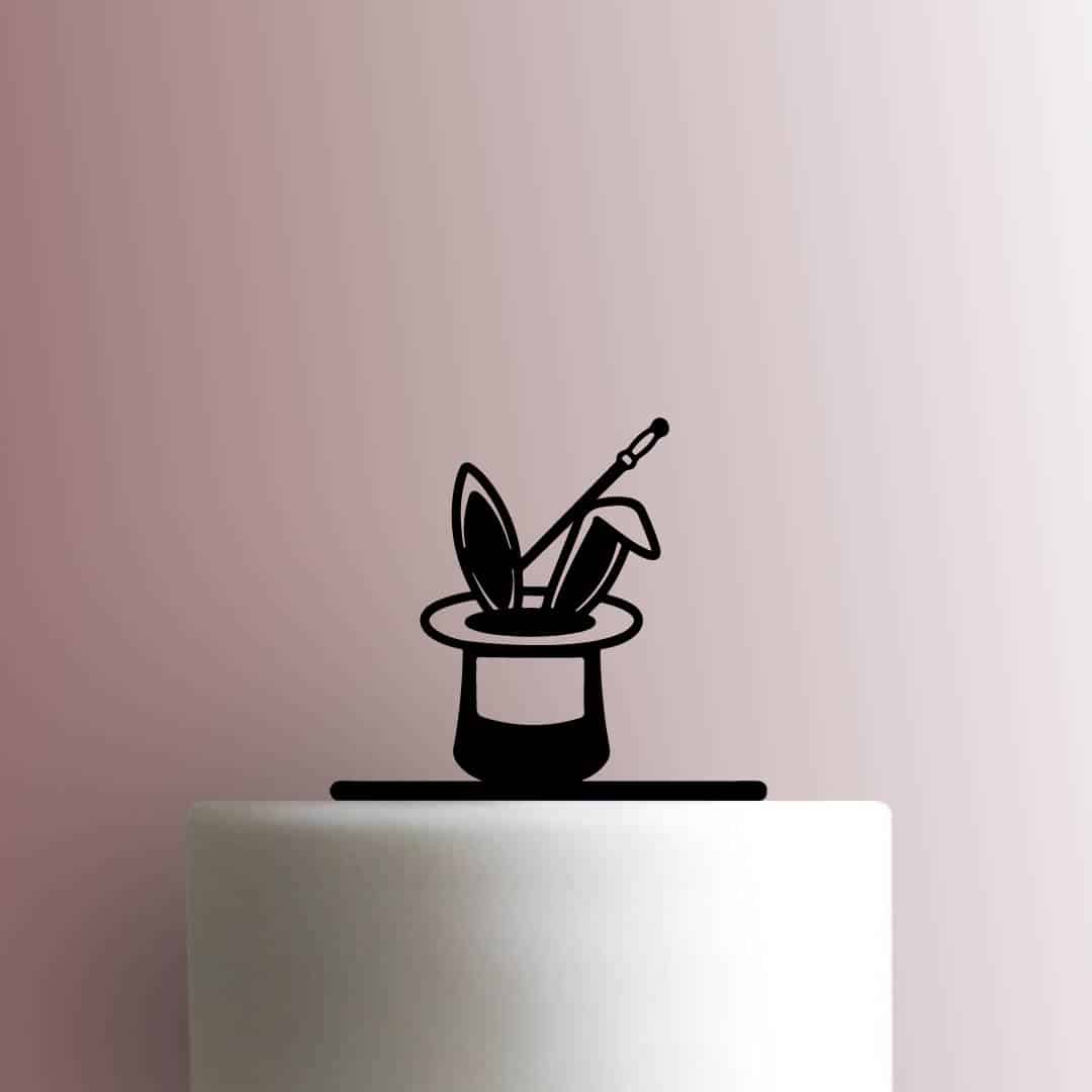 Rabbit in Hat - Acrylic Cake Topper