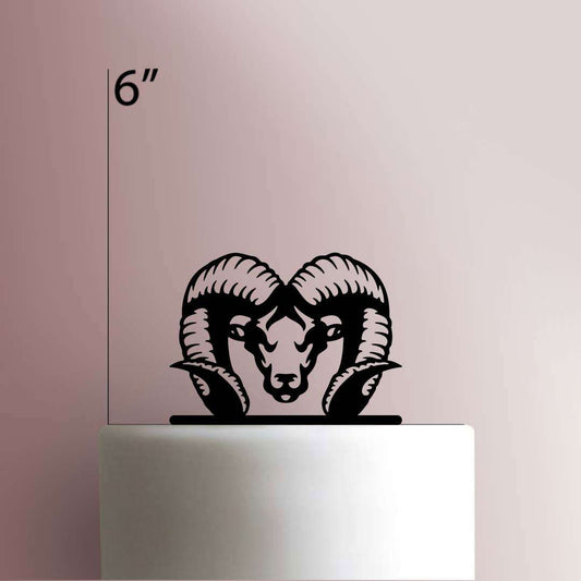 Ram Skull- Acrylic Cake Topper