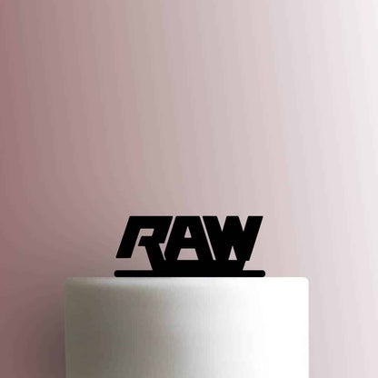 Raw Logo - Acrylic Cake Topper