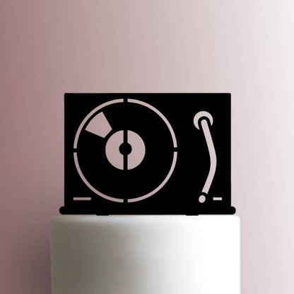 Record Turntable - Acrylic Cake Topper