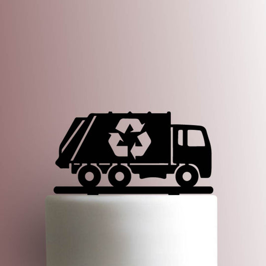 Recycle Truck - Acrylic Cake Topper
